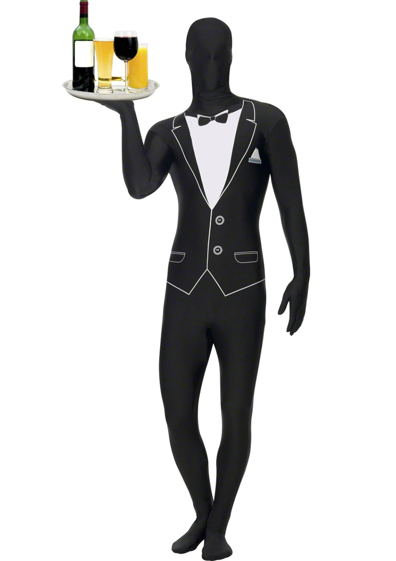 Cool Fullbody Tuxedo Morphsuit Tight Suit